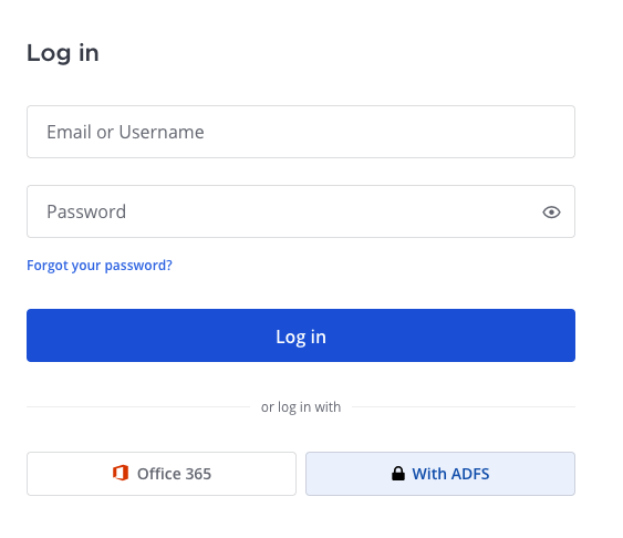 AD/LDAP 계정 정보로 Mattermost에 로그인합니다.